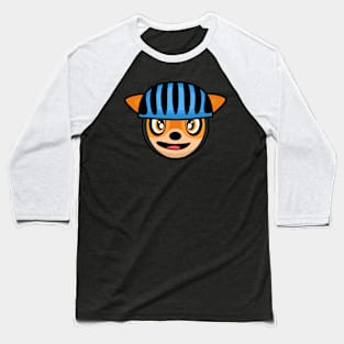 Happy Cyclist Deer Doris Baseball T-Shirt